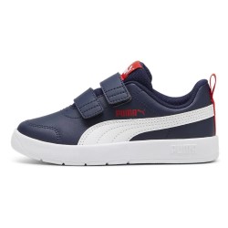 маратонки,детски,маратонки,puma,courtflex,v3,v,trainers,navy,white,red,(blue)
