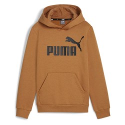 суичър,детски,блузи,puma,ess,big,logo,hoodie,brown