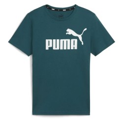 тениска,детски,тениски,puma,ess,logo,short,sleeve,t,shirt,green,(cold,green)