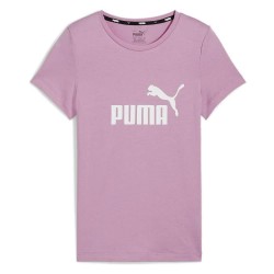 тениска,детски,тениски,puma,ess,logo,short,sleeve,t,shirt,mauved,out,(pink)