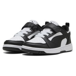 маратонки,детски,маратонки,puma,rebound,v6,lo,ac,trainers,white,black,(white)