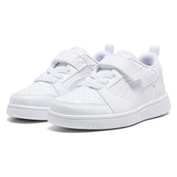 маратонки,детски,маратонки,puma,rebound,v6,lo,ac,trainers,white,cool,light,gray,(white)