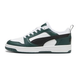 маратонки,мъжки,маратонки,puma,rebound,v6,low,trainers,white,black,dark,myrtle,(green,white)