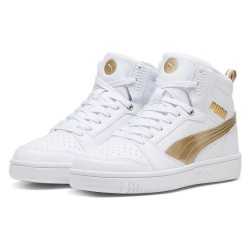 маратонки,дамски,маратонки,puma,rebound,v6,metallic,dream,trainers,white,gold,matte,gold,(white)
