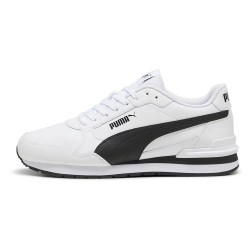 маратонки,мъжки,маратонки,puma,st,runner,v4,l,trainers,white,black,cast,iron,(white)