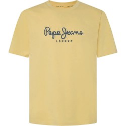 тениска,мъжки,тениски,pepe,jeans,abel,short,sleeve,t,shirt,misted,yellow,(yellow)