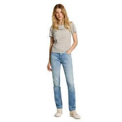 тениска,дамски,тениски,pepe,jeans,elba,short,sleeve,t,shirt,washed,green,(green)