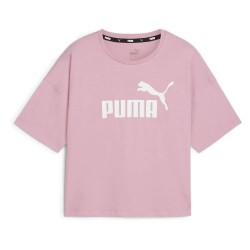 тениска,дамски,тениски,puma,ess,cropped,logo,short,sleeve,t,shirt,pink,(mauved,out)