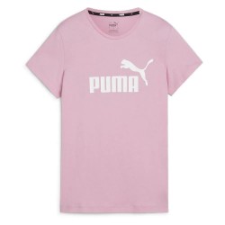 тениска,дамски,тениски,puma,ess,logo,short,sleeve,t,shirt,mauved,out,(pink)