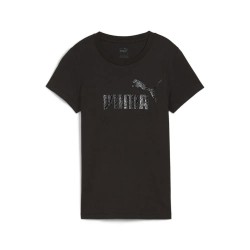 тениска,дамски,тениски,puma,ess+,animal,short,sleeve,t,shirt,black