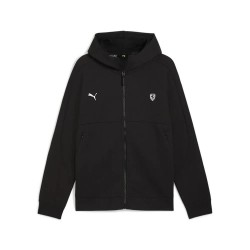 блуза,мъжки,пуловери,puma,ferrari,style,full,zip,sweatshirt,black