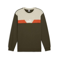 блуза,мъжки,пуловери,puma,power,colorblock,sweatshirt,green,(dark,olive)