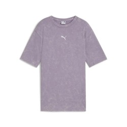 тениска,дамски,тениски,puma,dare,to,gym2k,relaxed,washed,short,sleeve,t,shirt,purple,(pale,plum)