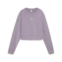 блуза,дамски,блузи,puma,dare,to,gym2k,relaxed,washed,sweatshirt,purple,(pale,plum)