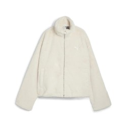 поларена,блуза,дамски,блузи,puma,soft,fleece,full,zip,sweatshirt,white