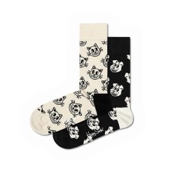 чорапи,мъжки,чорапи,happy,socks,pets,gift,half,long,socks,2,pairs,white,black