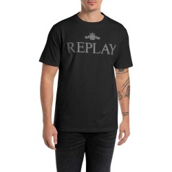 тениска,мъжки,тениски,replay,m6944.000.2660,short,sleeve,t,shirt,black,(black)
