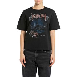 тениска,дамски,тениски,replay,w3089d.000.20994,short,sleeve,t,shirt,black,(black)