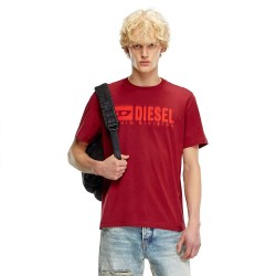 тениска,мъжки,тениски,diesel,t,adjust,q7,short,sleeve,t,shirt,biking,red,(red)