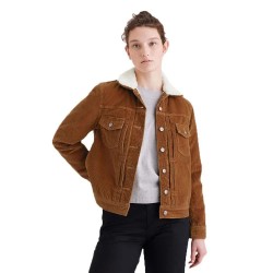 яке,дамски,якета,и,палта,dockers,original,denim,jacket,brown
