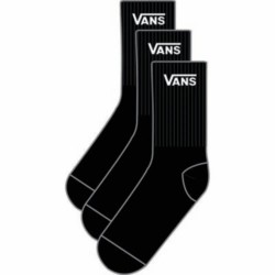 чорапи,дамски,чорапи,vans,classic,crew,socks,3,pairs,black,(black)