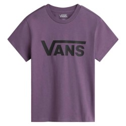 тениска,дамски,тениски,vans,flying,v,short,sleeve,t,shirt,grape,(purple)