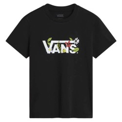 тениска,дамски,тениски,vans,foliage,short,sleeve,t,shirt,black,(black)