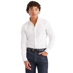 риза,с,дълъг,ръкав,мъжки,ризи,dockers,crafted,long,sleeve,shirt,white