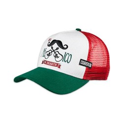 Шапка Coastal Mexican Mustache cap - White (White / Green) шапка,всички,шапки,coastal,mexican,mustache,cap,white,(white,green)