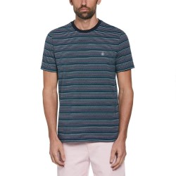 тениска,мъжки,тениски,original,penguin,coolmax,ao,jacquard,stripe,short,sleeve,t,shirt,blue