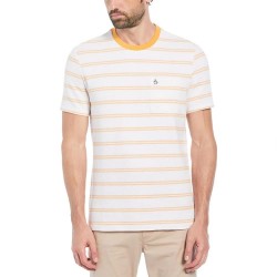 тениска,мъжки,тениски,original,penguin,cotton,seersucker,stripe,short,sleeve,t,shirt,beige