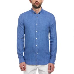 риза,с,дълъг,ръкав,мъжки,ризи,original,penguin,delave,linen,with,pocket,long,sleeve,shirt,star,sapphire,(blue)
