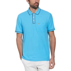 мъжки,блузи,с,яка,original,penguin,earl,org,pique,sticker,pete,short,sleeve,polo,aquarius,(blue)