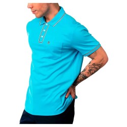 мъжки,блузи,с,яка,original,penguin,earl,organic,interlock,short,sleeve,polo,aquarius,(blue)