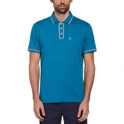 мъжки,блузи,с,яка,original,penguin,earl,organic,interlock,short,sleeve,polo,tahitian,tide,(blue)