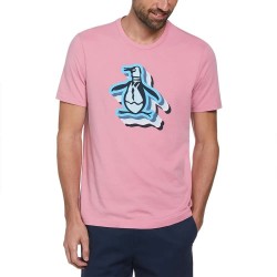 тениска,мъжки,тениски,original,penguin,graphic,4d,pete,short,sleeve,t,shirt,pink,(wild,rose)