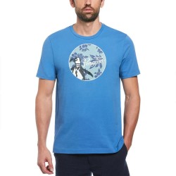 тениска,мъжки,тениски,original,penguin,graphic,floral,fill,short,sleeve,t,shirt,star,sapphire,(blue)