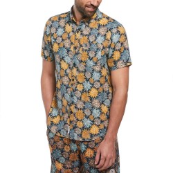 риза,с,къс,ръкав,мъжки,ризи,original,penguin,linen,aop,floral,short,sleeve,shirt,dark,sapphire,(multicolor)