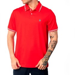 мъжки,блузи,с,яка,original,penguin,organic,interlock,tipped,short,sleeve,polo,red