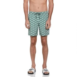 бански,гащета,мъжки,бански,костюми,original,penguin,recycled,polyester,aop,geo,logo,swimming,boxer,green
