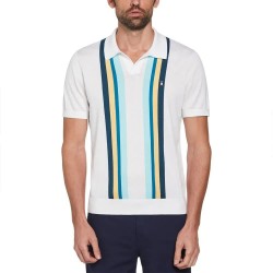 блуза,с,яка,мъжки,блузи,с,яка,original,penguin,text,vertical,stripe,short,sleeve,polo,white