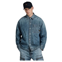 мъжки,якета,g,star,boxy,fit,overshirt,blue