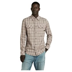 карирана,риза,мъжки,ризи,g,star,marine,long,sleeve,shirt,shamrock,liam,check,(beige)