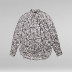 риза,с,къс,ръкав,дамски,блузи,дамски,ризи,g,star,volume,printed,ao,short,sleeve,shirt,grey