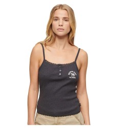 тениска,дамски,тениски,superdry,essential,button,down,sleeveless,t,shirt,grey,(charcoal,grey,marl)