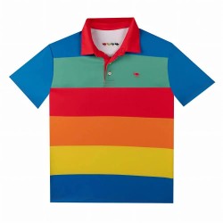 мъжки,блузи,с,яка,oxy,golf,rainbow,short,sleeve,polo,multicolor,(blue,red)