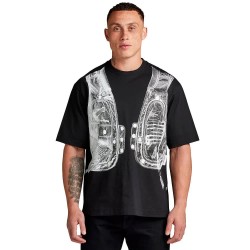 тениска,мъжки,тениски,g,star,archive,boxy,t,short,sleeve,t,shirt,black