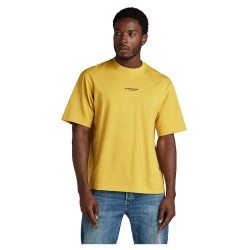 тениска,мъжки,тениски,g,star,center,chest,boxy,short,sleeve,t,shirt,yellow,(dark,lemon)