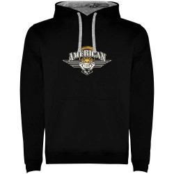 суичър,мъжки,пуловери,kruskis,american,two,colour,hoodie,black,grey,(black)