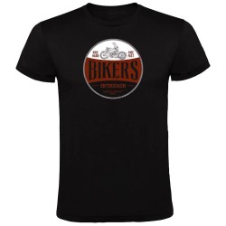 тениска,мъжки,тениски,kruskis,bikers,enthusiasm,short,sleeve,t,shirt,black